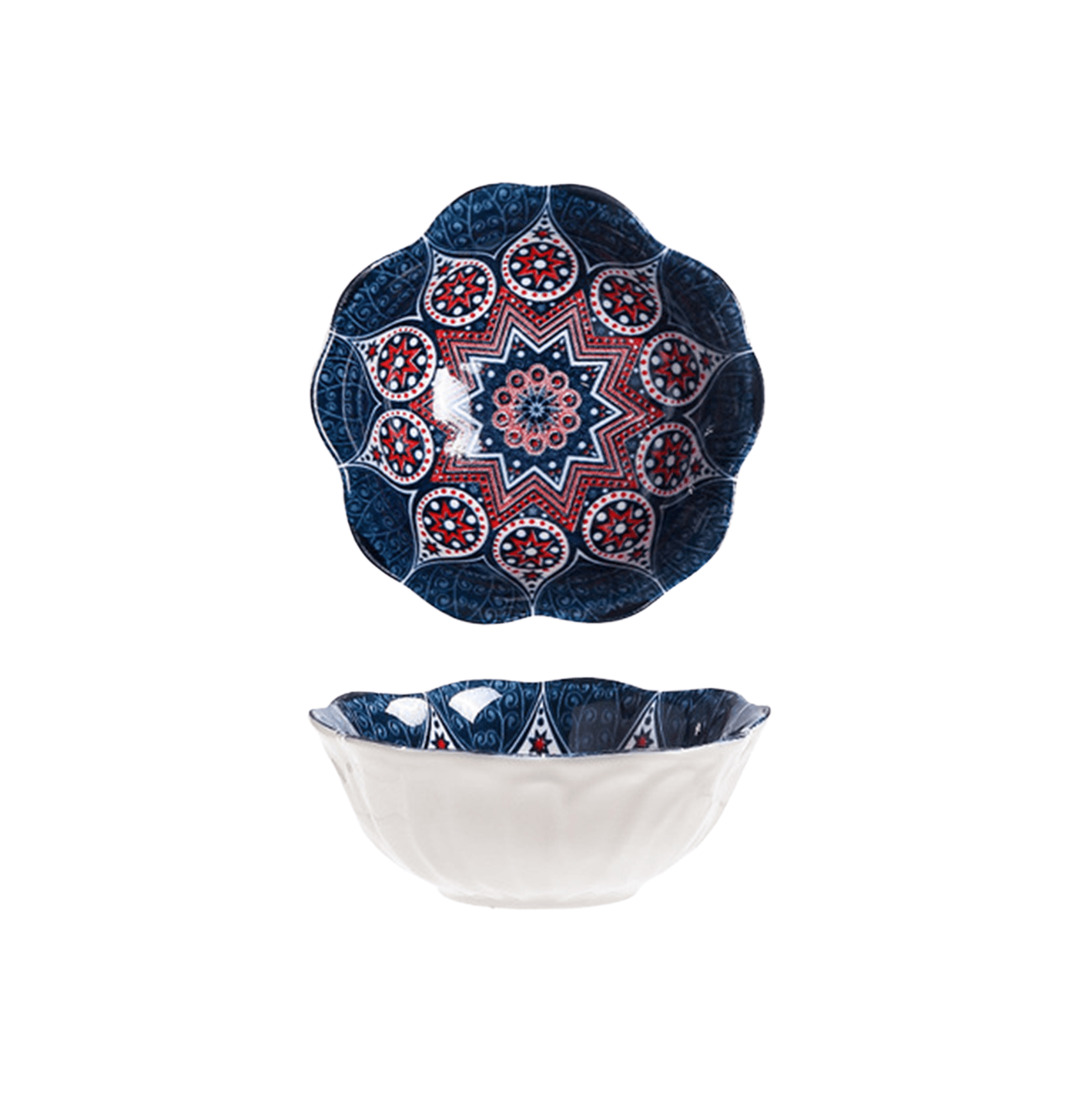  Bohemian flavored dish-blue