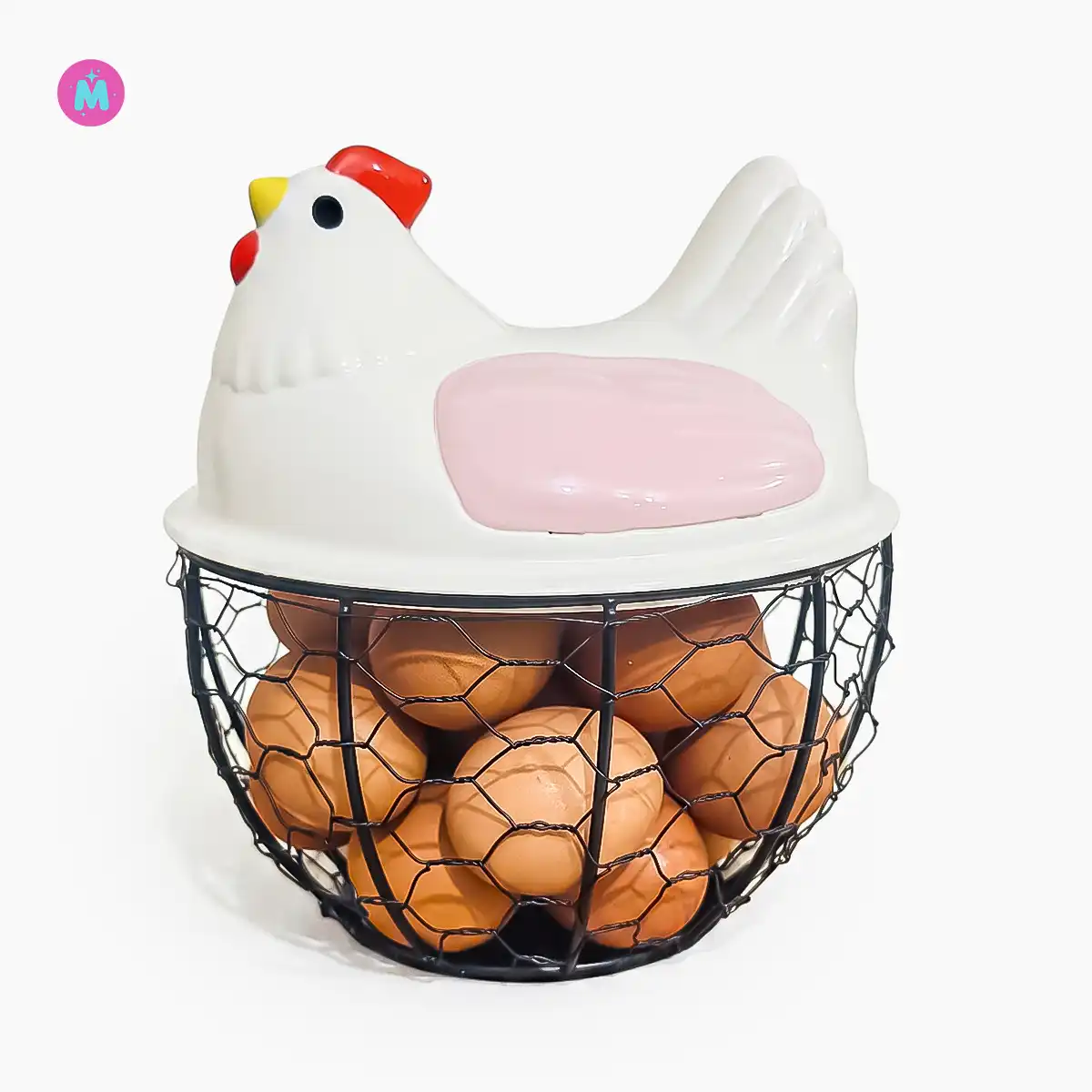 Kitchen Egg Basket Storage Basket Vegetable Iron Storage Basket Storage Basket Fruit Basket Vegetable Basket Metal Basket 