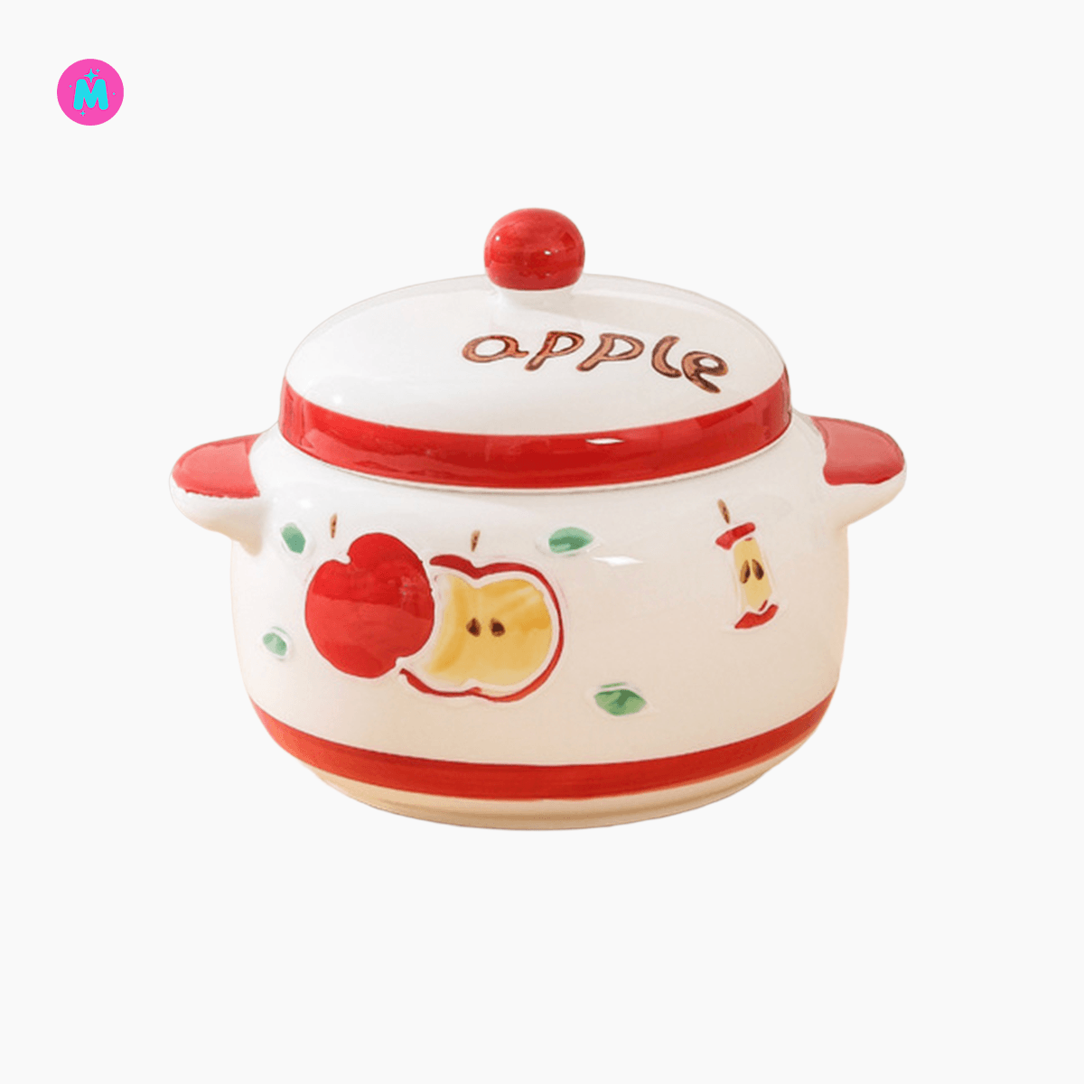 Japanese-Style Hand-Painted Water-Sealed Ceramic Stew Pot 