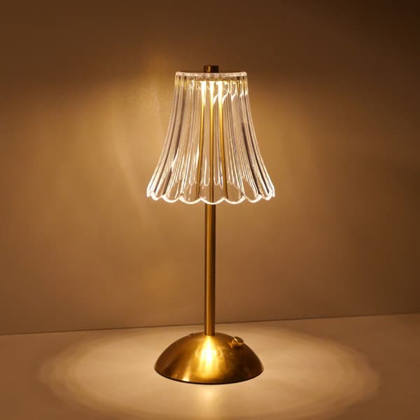  Light Luxury Bedside Table Lamp Rechargeable 
